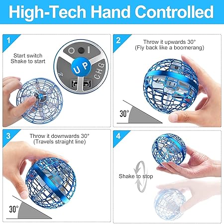 Flying Ball Toy, Flying Orb Ball, UFO Magic Ball for Kids, Sci-Fi / Space