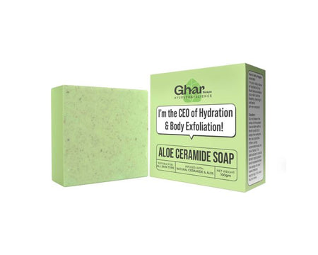 GHAR SOAPS Aloe Ceramide Soap For Hydration - 100 g