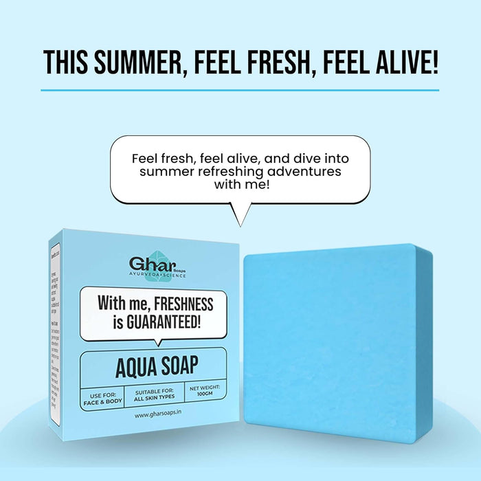 Ghar Soaps Aqua Cool Soap Bar