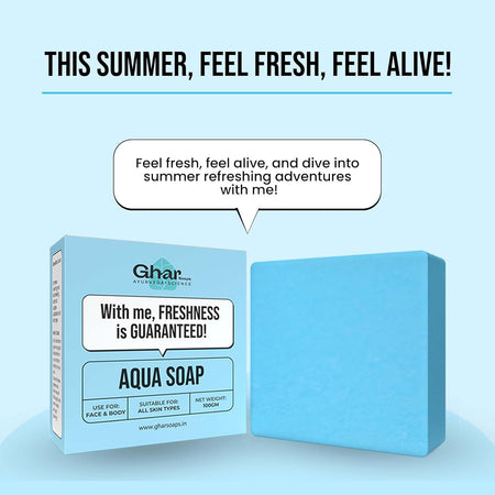Ghar Soaps Aqua Cool Soap Bar