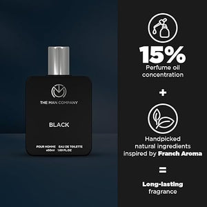 The Man Company Men Black Edt
