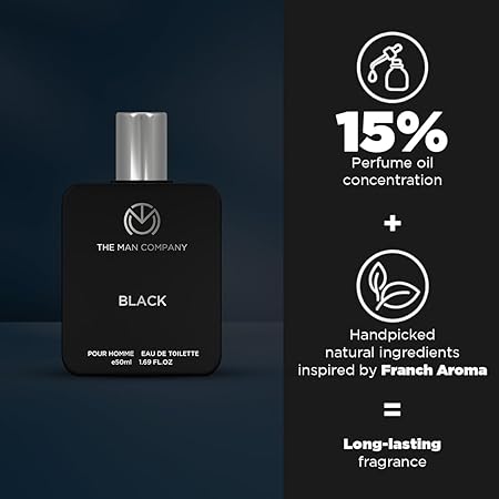 The Man Company Men Black Edt