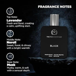 The Man Company Men Black Edt