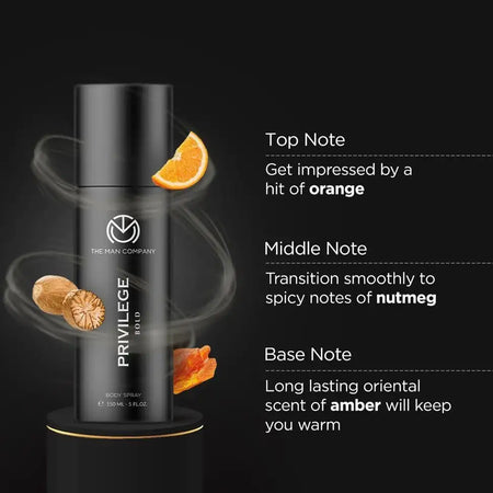 The Man Company BLACK Perfume 50ml & BOLD Deo for Men 150ml