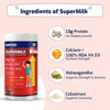 Gritzo SuperMilk Height+ (13+y Boys), 13g Protein Powder (Double Chocolate, 400g) | Zero Refined Sugar, 21 Vitamins & Minerals