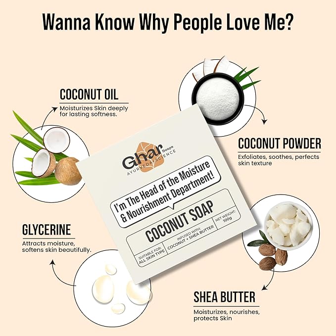 Ghar Soap Coconut Soap with Shea Butter