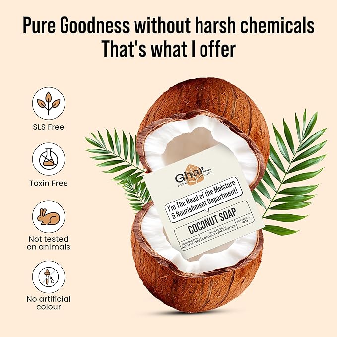 Ghar Soap Coconut Soap with Shea Butter