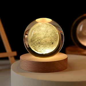 GlowCrystal 3D Crystal Lamp Ball(Assorted Design)