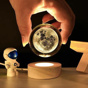 GlowCrystal 3D Crystal Lamp Ball(Assorted Design)