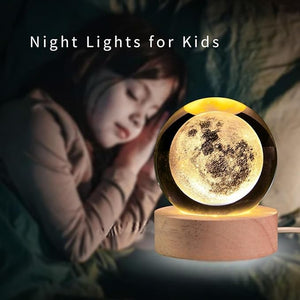 GlowCrystal 3D Crystal Lamp Ball(Assorted Design)
