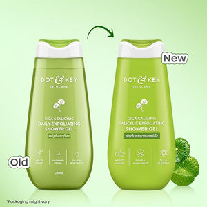 Dot & Key Cica & 1% Salicylic Daily Exfoliating Shower Gel