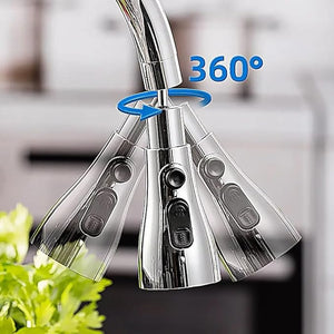 Universal Kitchen Faucet 3-Function Pull Down Sink Sprayer Attachment