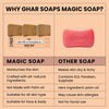 Ghar Soaps Sandalwood & Saffron Magic Soaps For Bath