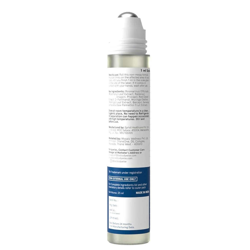 Be Bodywise Rosemary Hair Growth Serum (Roll On)