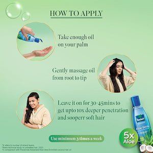 Parachute Advansed Aloe Vera Enriched Coconut Hair Oil Gold