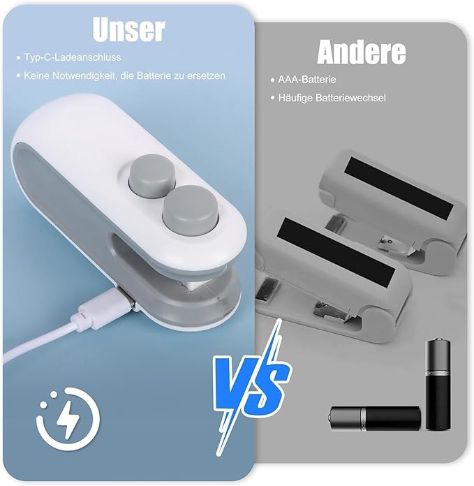 Portable Electric Rechargeable Bag Sealer