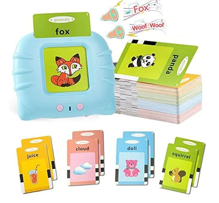 Flash Card Learning Device Toy Early Learning 224 Words Sounds Music Playing Game -