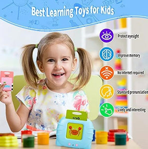 Flash Card Learning Device Toy Early Learning 224 Words Sounds Music Playing Game -