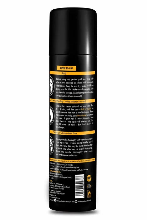 urbangabru Hair Removal Cream Spray For Men
