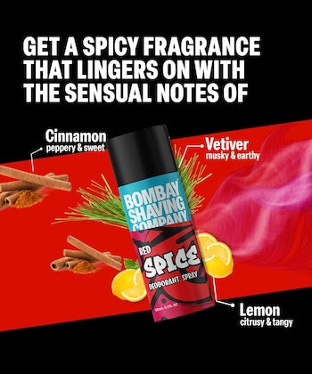 Bombay Shaving Company Red Spice and Black Vibe Perfume Body Spray For Men